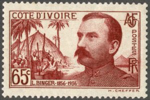 Binger explore la Cote-d'Ivoire 1887